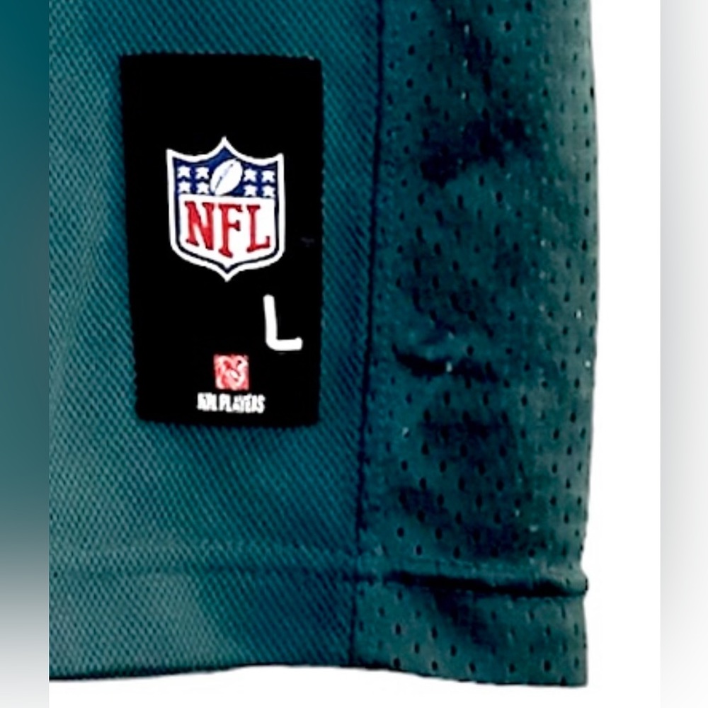 Boys NFL Kids Carson Wentz Eagles # 11 Short Sleeve Jersey Size Large EUC - Picture 6 of 12